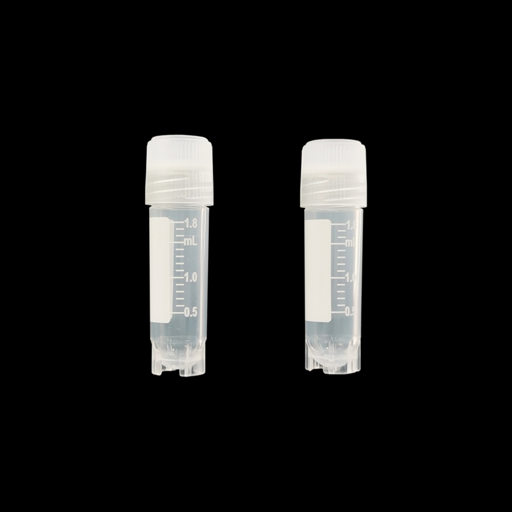 Криопробирки, объемом 2 мл, внешняя резьба, стерильные, свободные от ДНКаз/РНКаз, 50 шт/упак.